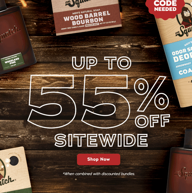 Up To 55% Off Sitewide