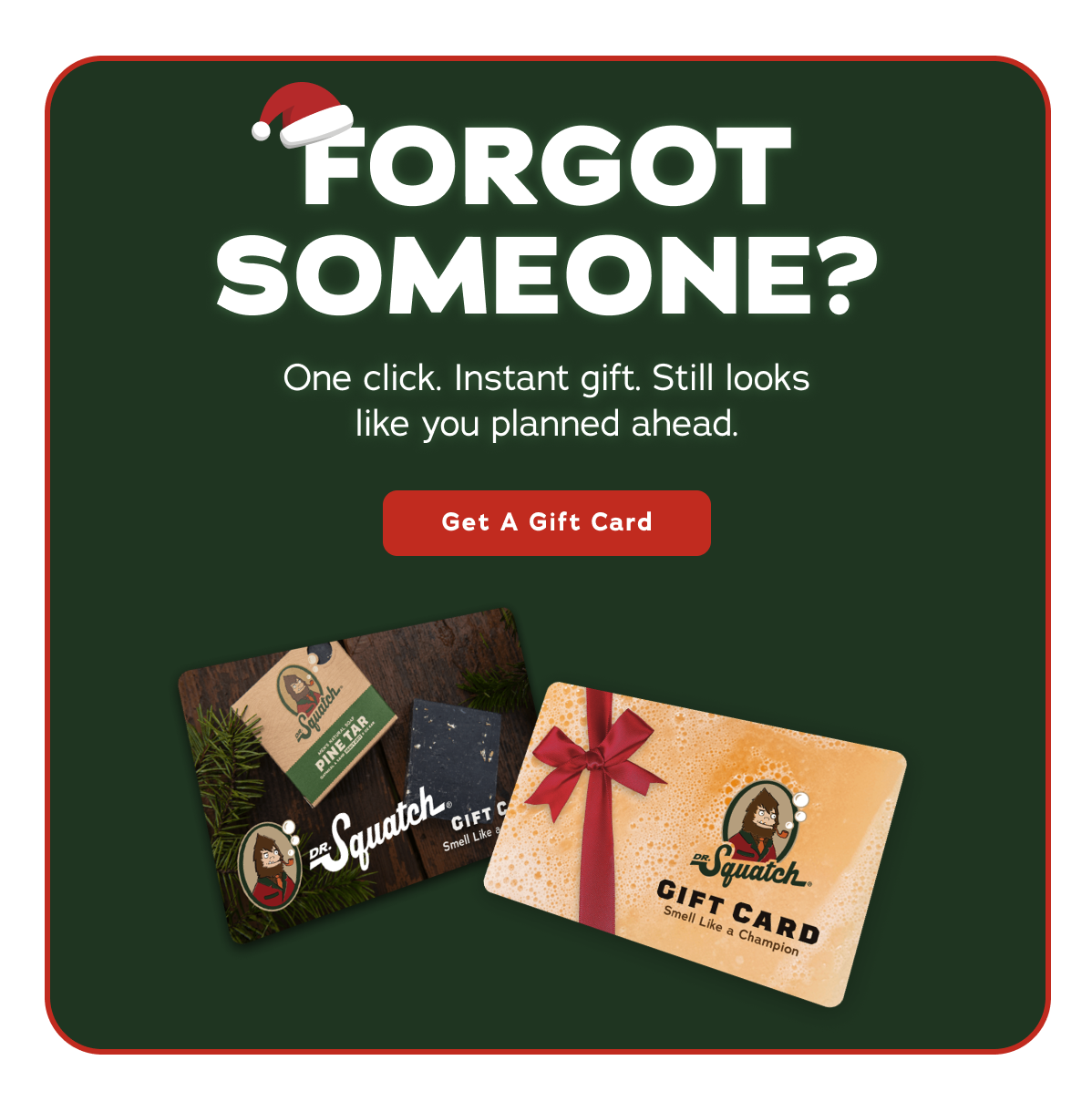 Forgot Someone? Get A Gift Card