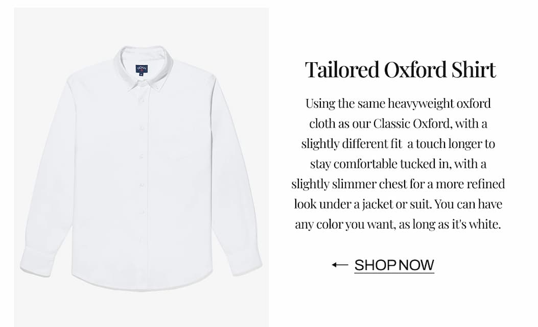 Tailored Oxford Shirt 