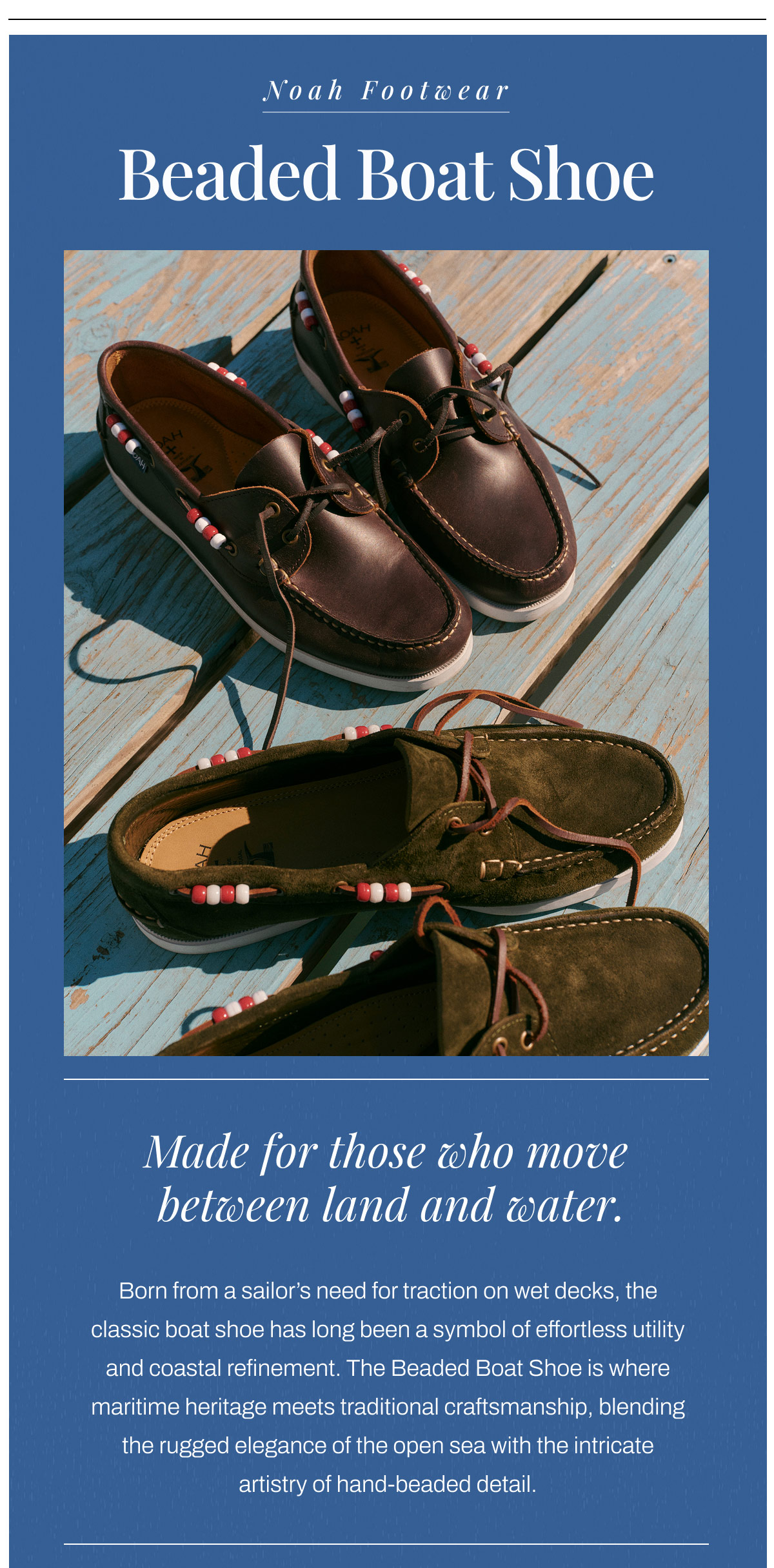 Beaded Boat Shoe