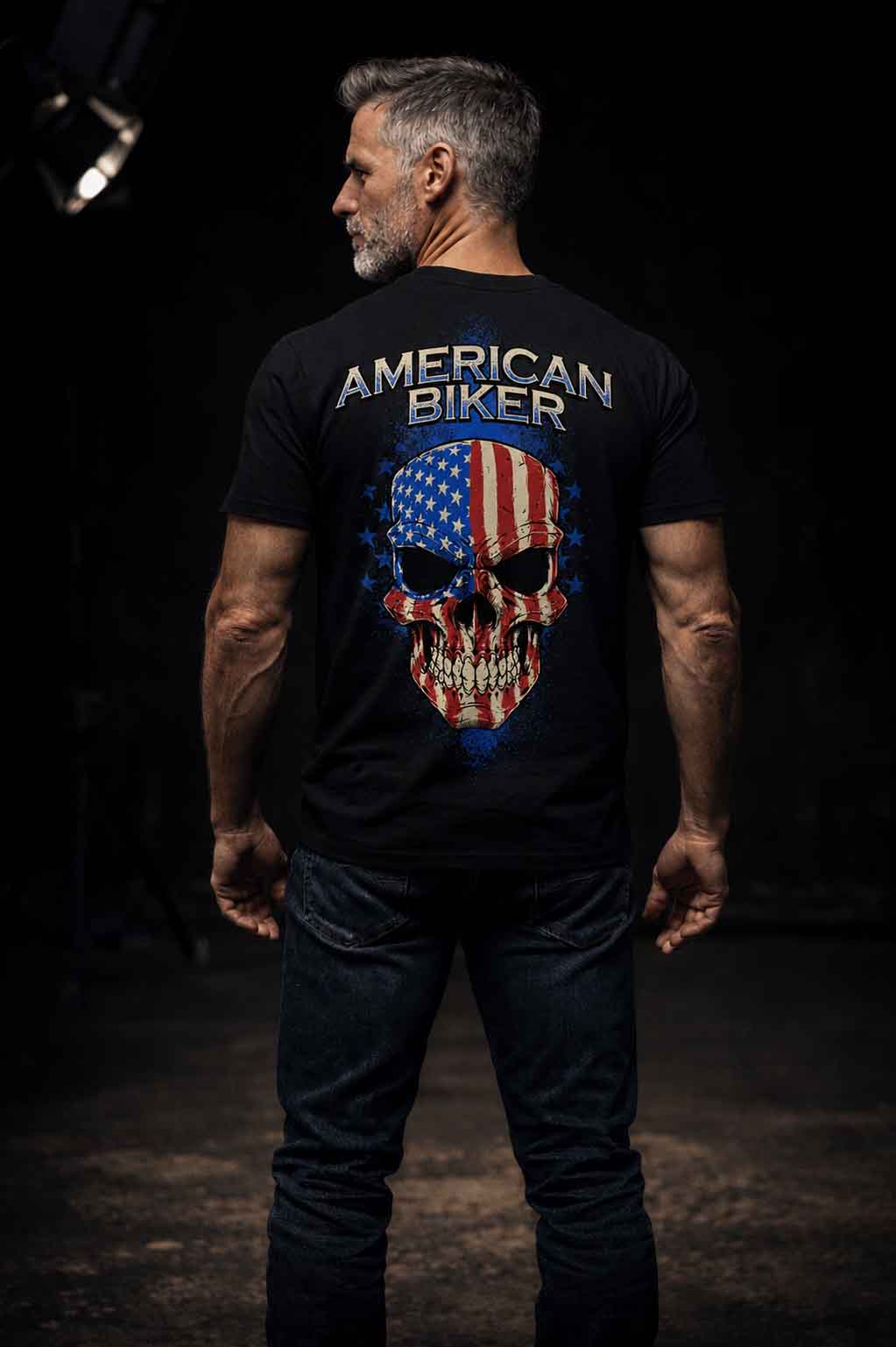 American Biker Skull