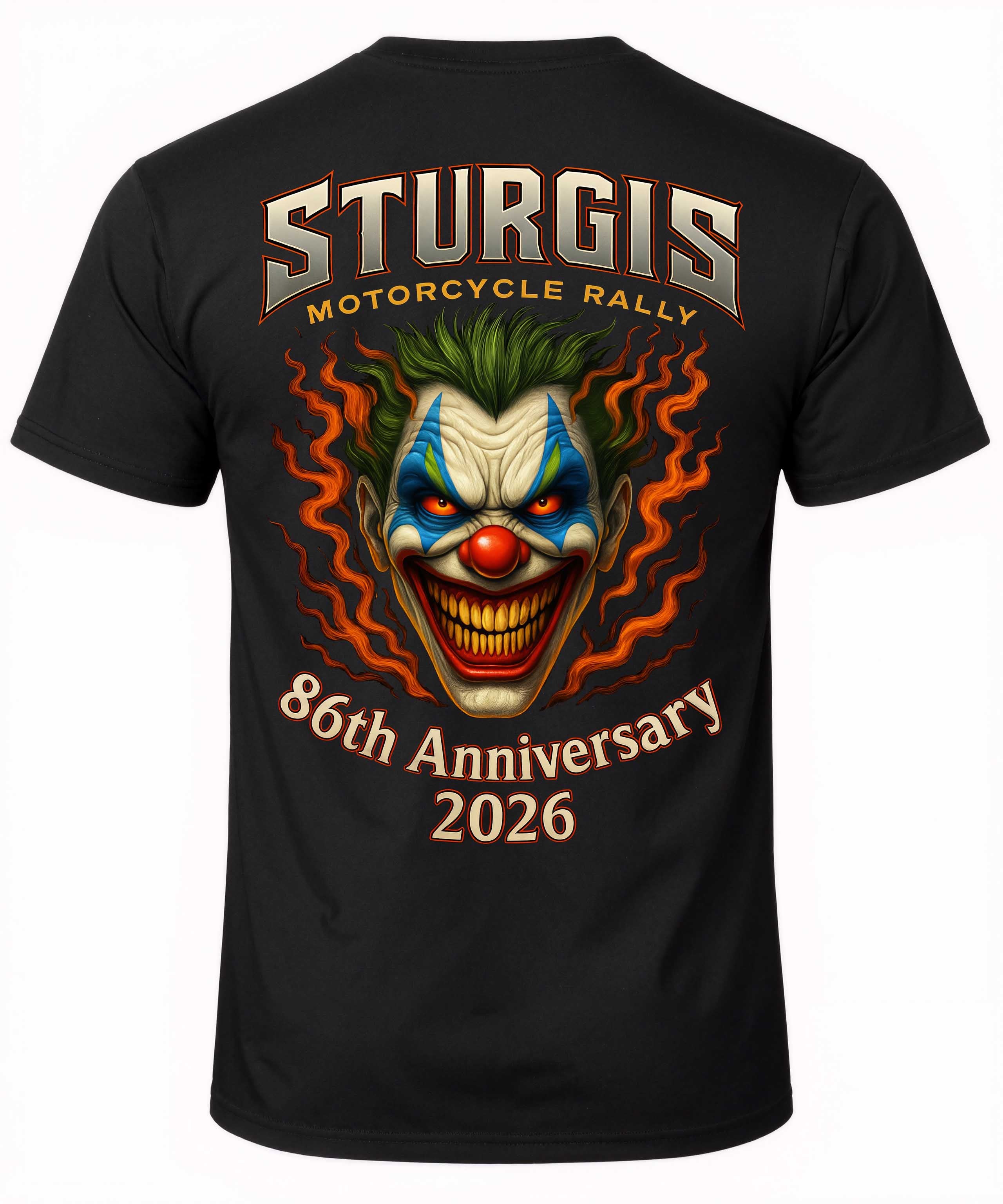 2026 Sturgis Motorcycle Rally Insane Clown - 86th Anniversary T-shirt