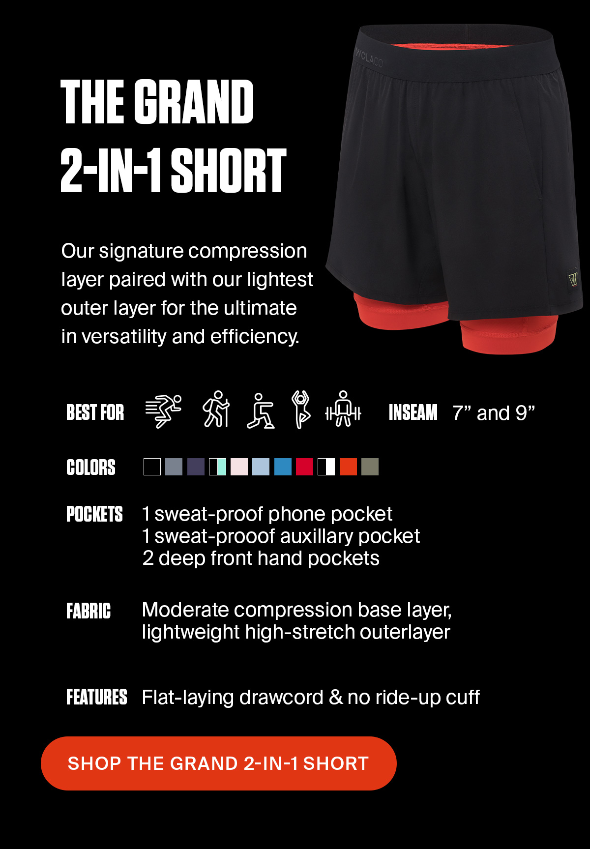 The Grand 2-in-1 Short | SHOP NOW