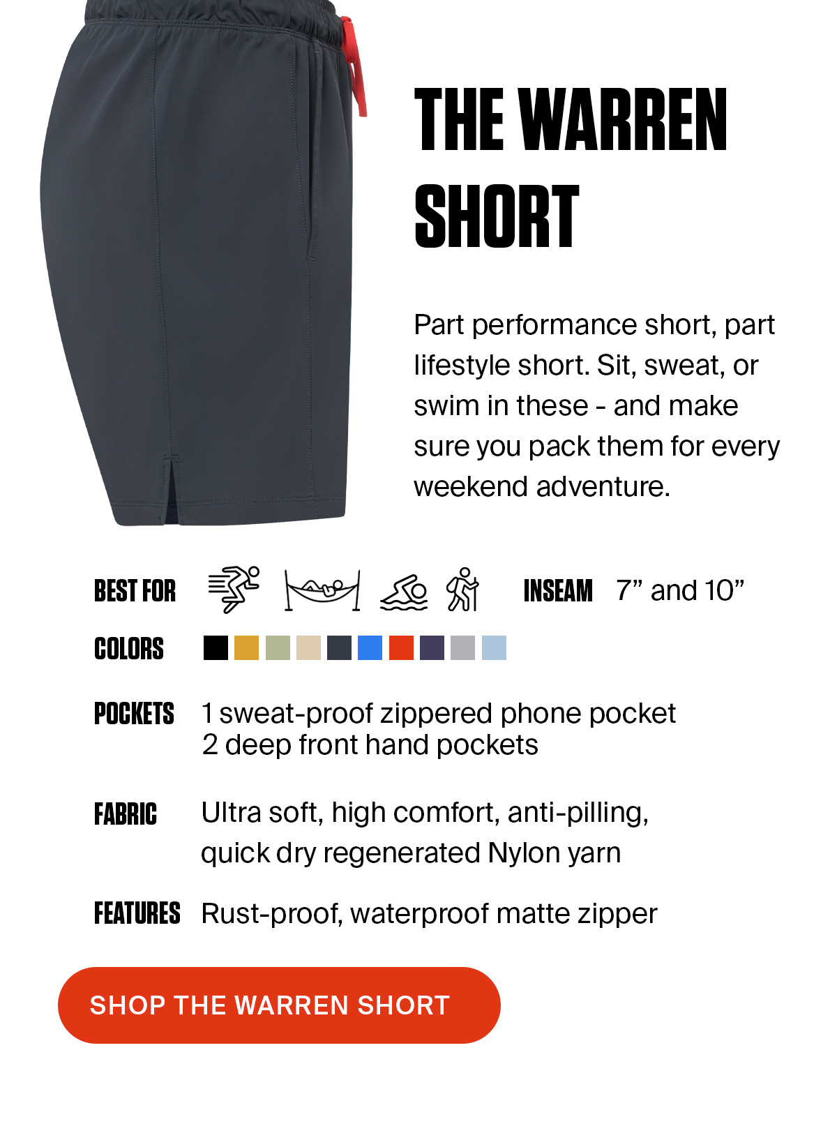 The Warren Short | SHOP NOW