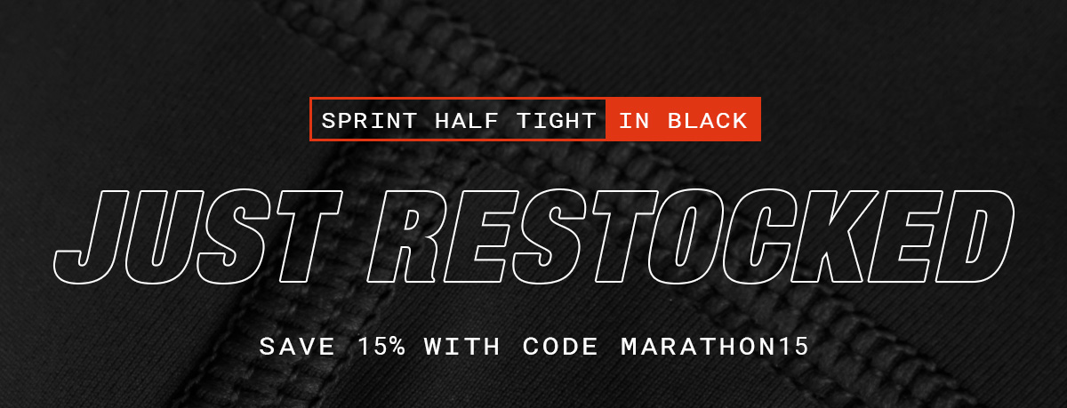 SPRINT HALF TIGHT | BLACK