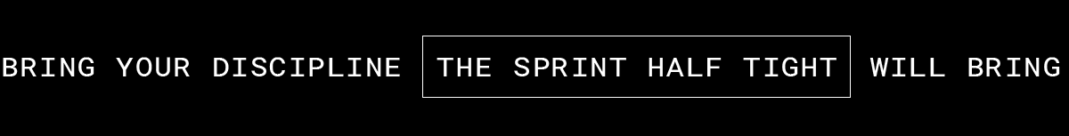 SPRINT HALF TIGHT | SHOP NOW