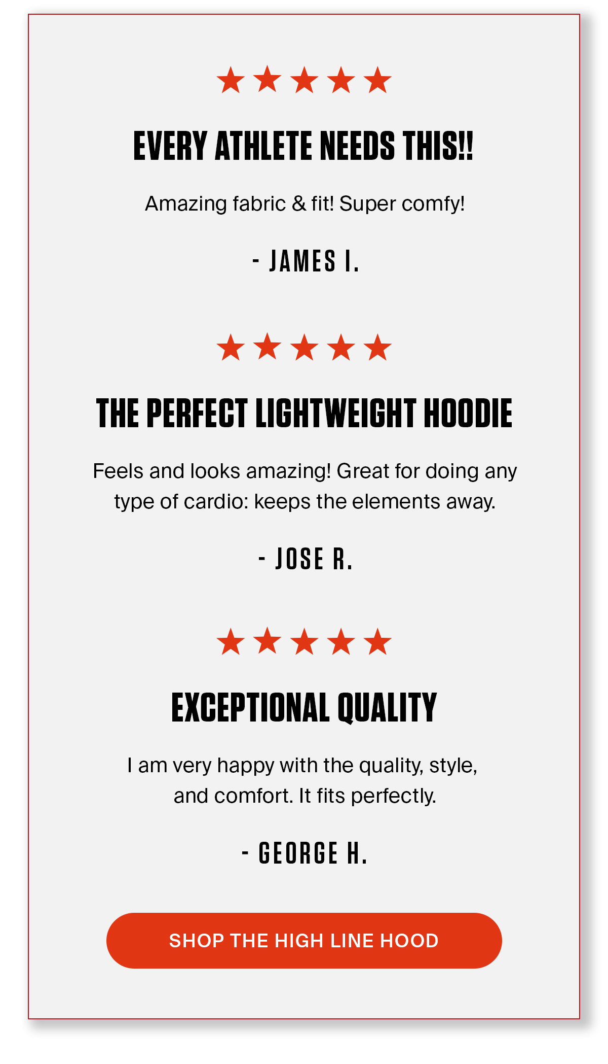 THE HIGH LINE HOOD | SHOP NOW