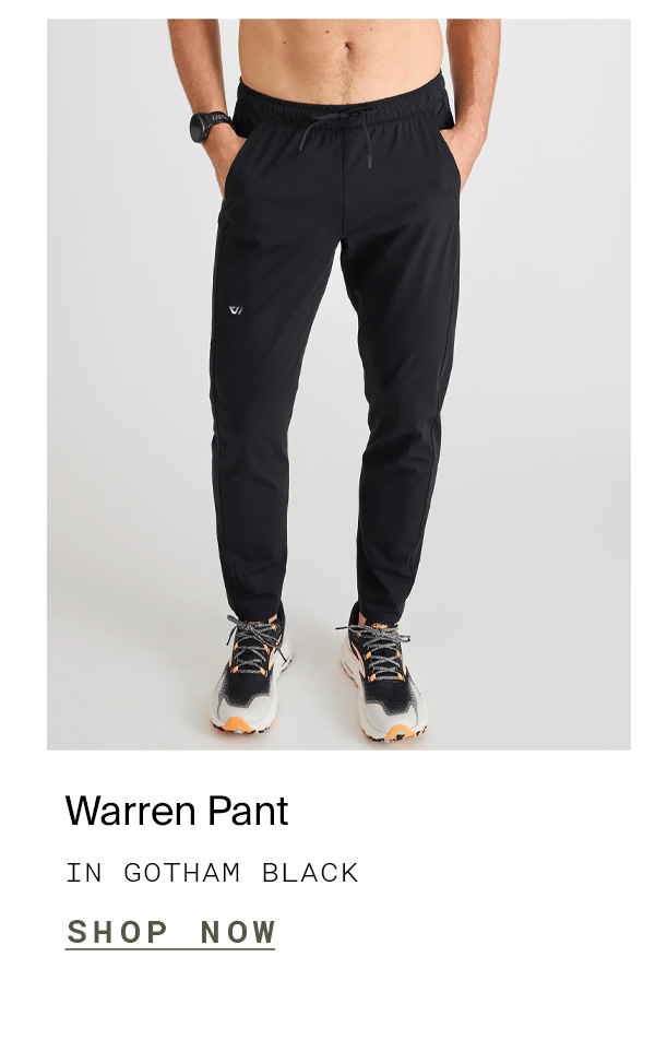 GOTHAM BLACK | WARREN PANT