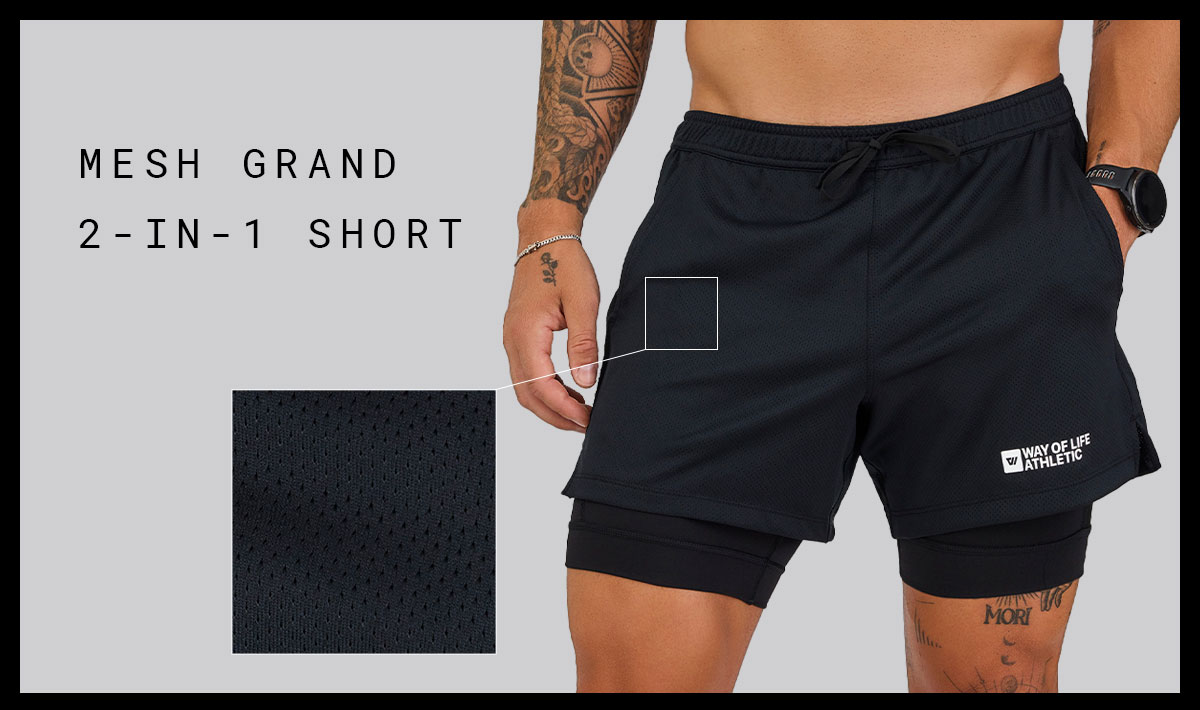 NEW | MESH GRAND 2-IN-1 SHORT
