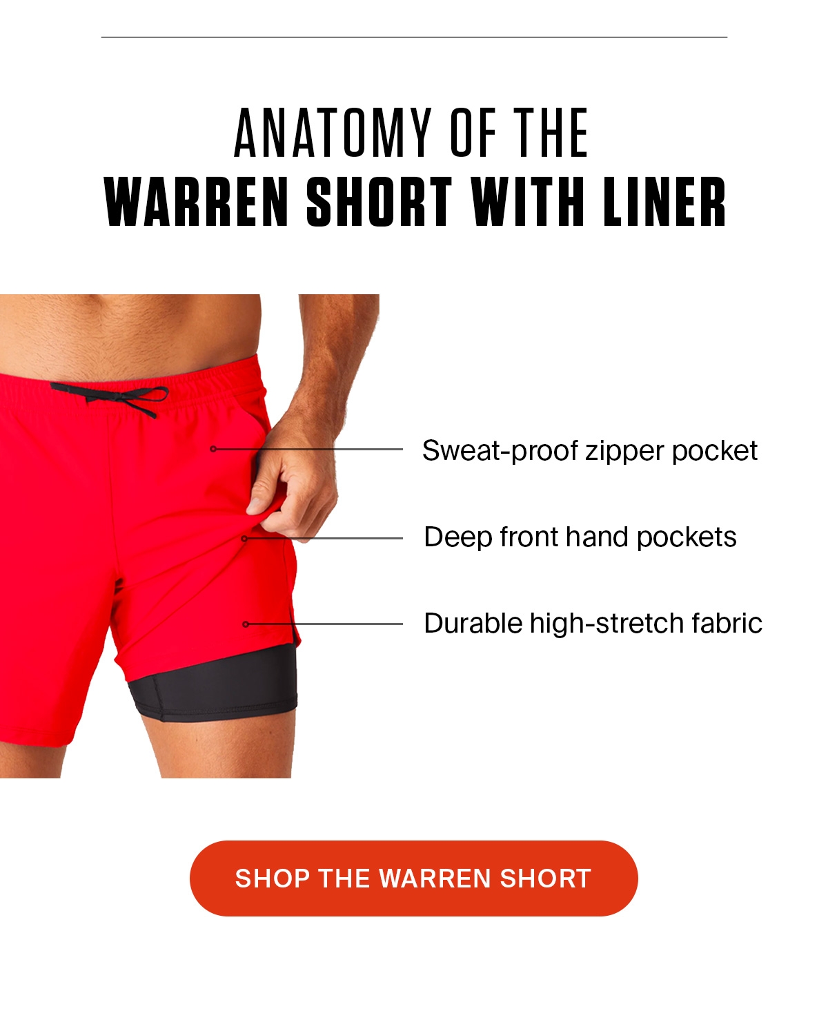 THE WARREN SHORT WITH LINER | SHOP NOW