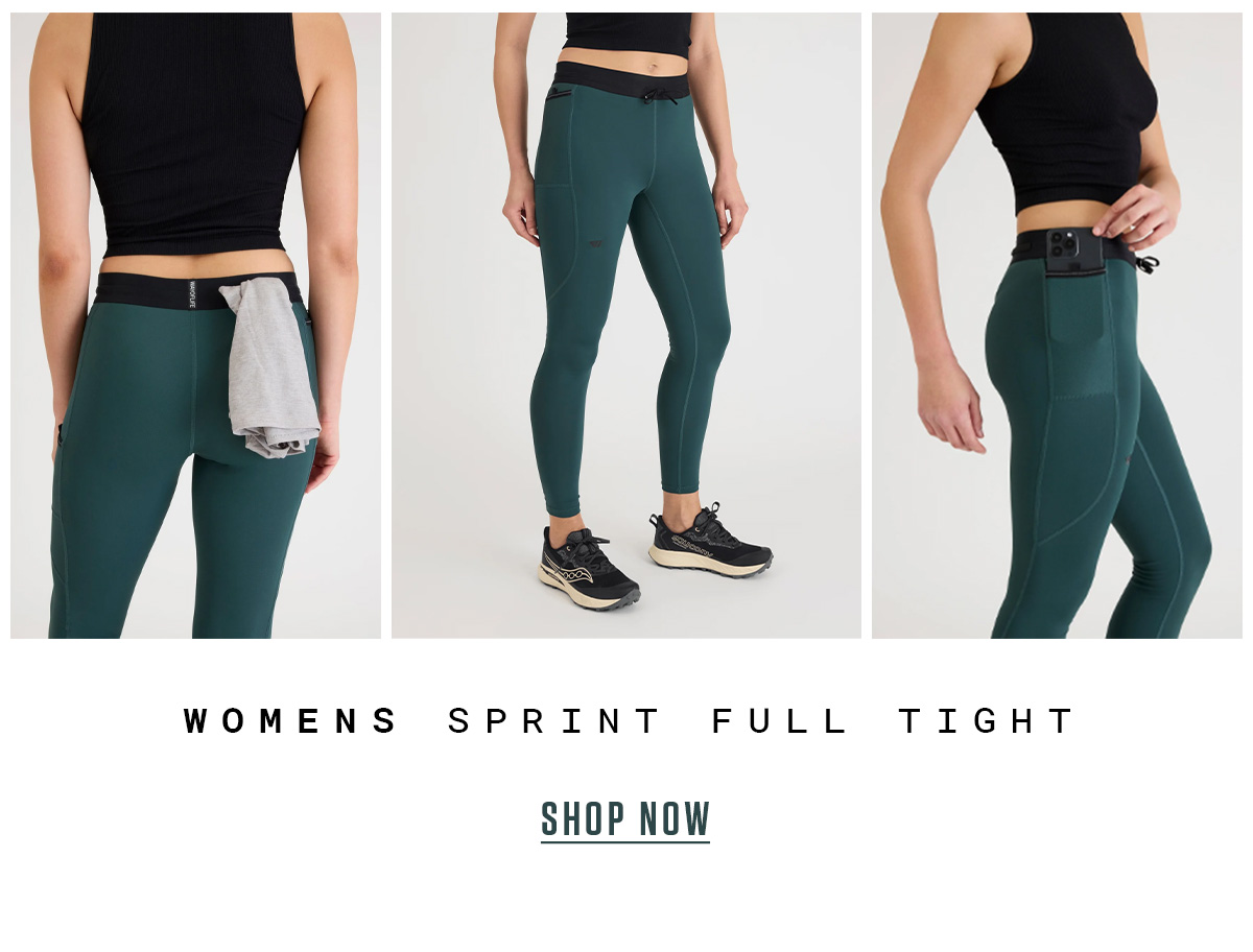WOMEN'S SPRINT FULL TIGHT | STEEL GREEN
