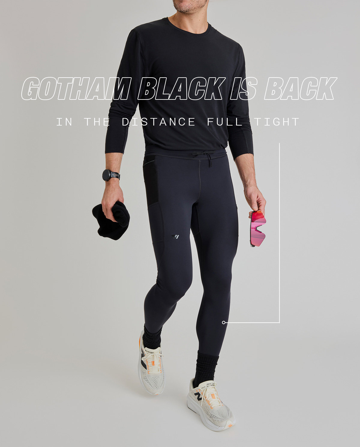 GOTHAM BLACK | DISTANCE FULL TIGHT