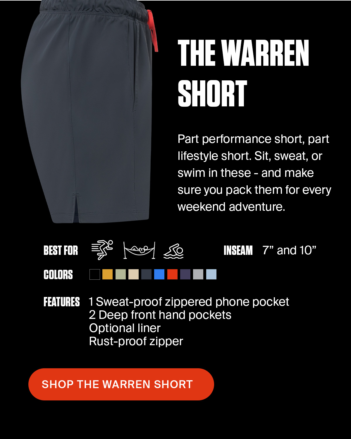 THE WARREN SHORT | SHOP NOW