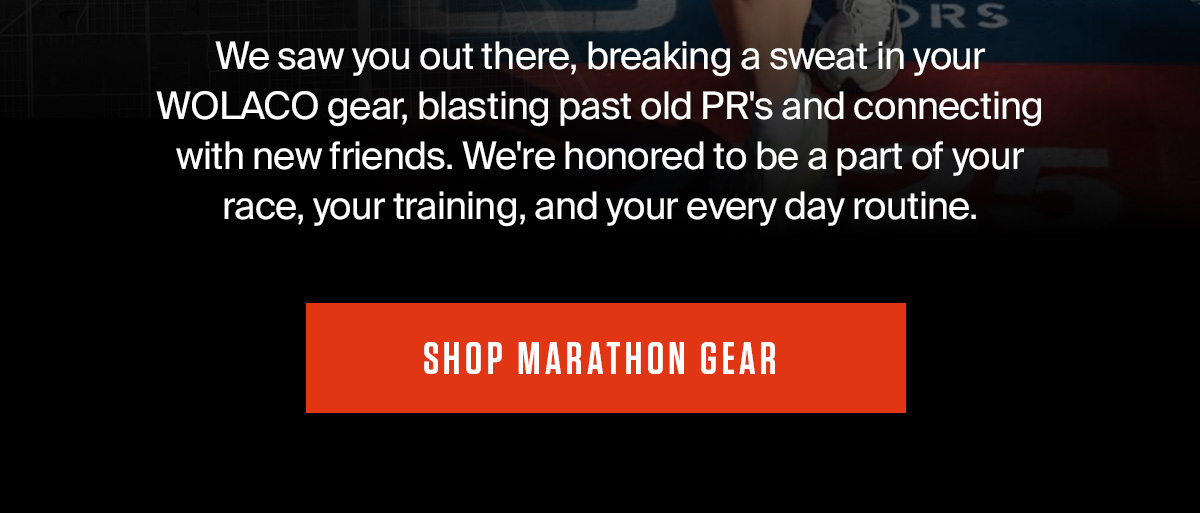 MARATHON-APPROVED GEAR MARATHON-APPROVED GEAR