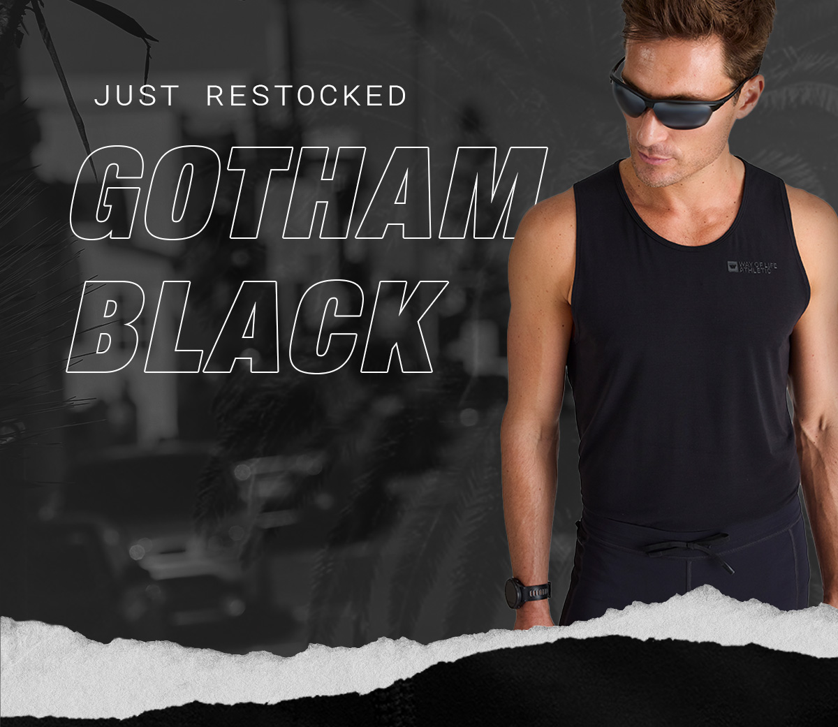 GOTHAM BLACK | SIGNATURE WAY OF LIFE TANK GOTHAM BLACK | SIGNATURE WAY OF LIFE TANK