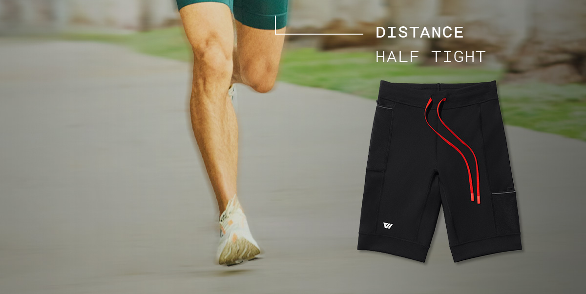 SPEED QUARTER ZIP + DISTANCE HALF TIGHT