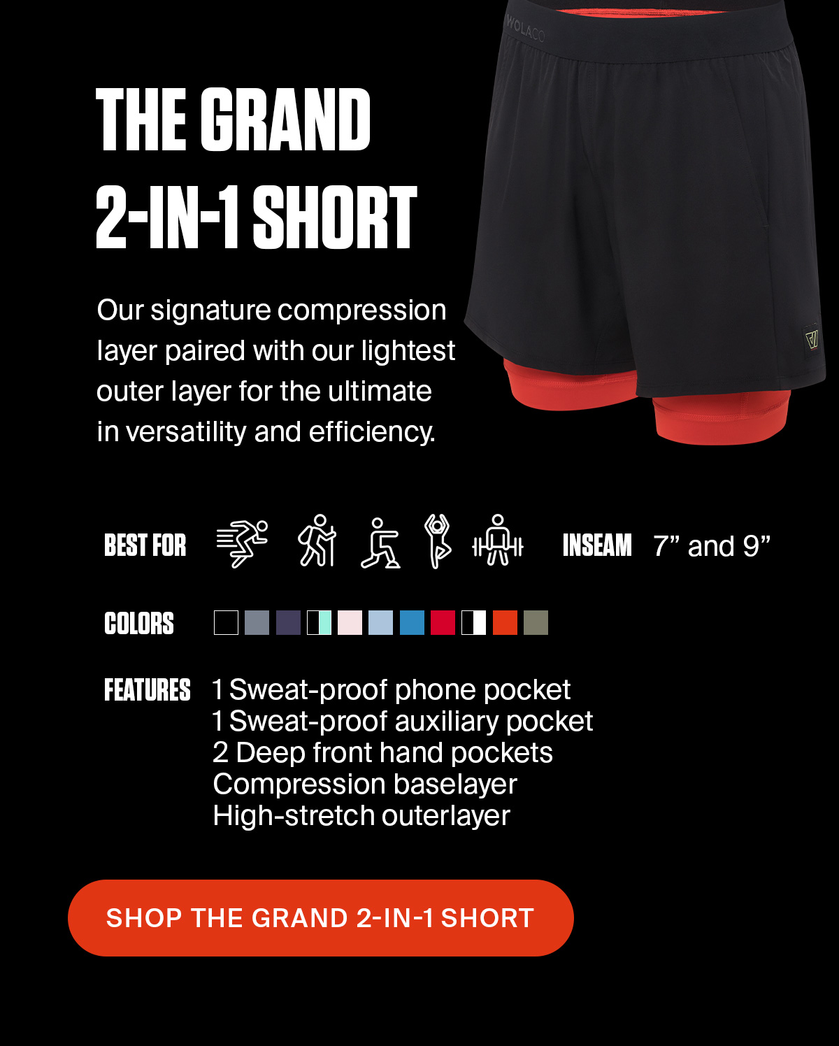 THE GRAND 2-IN-1 SHORT | SHOP NOW