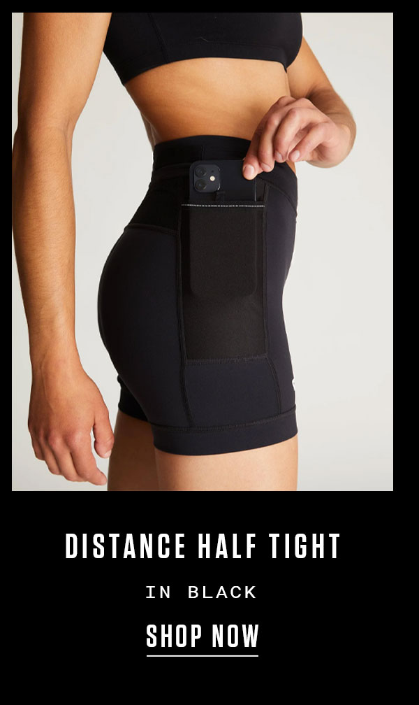 WOMEN'S DISTANCE HALF TIGHT | BLACK