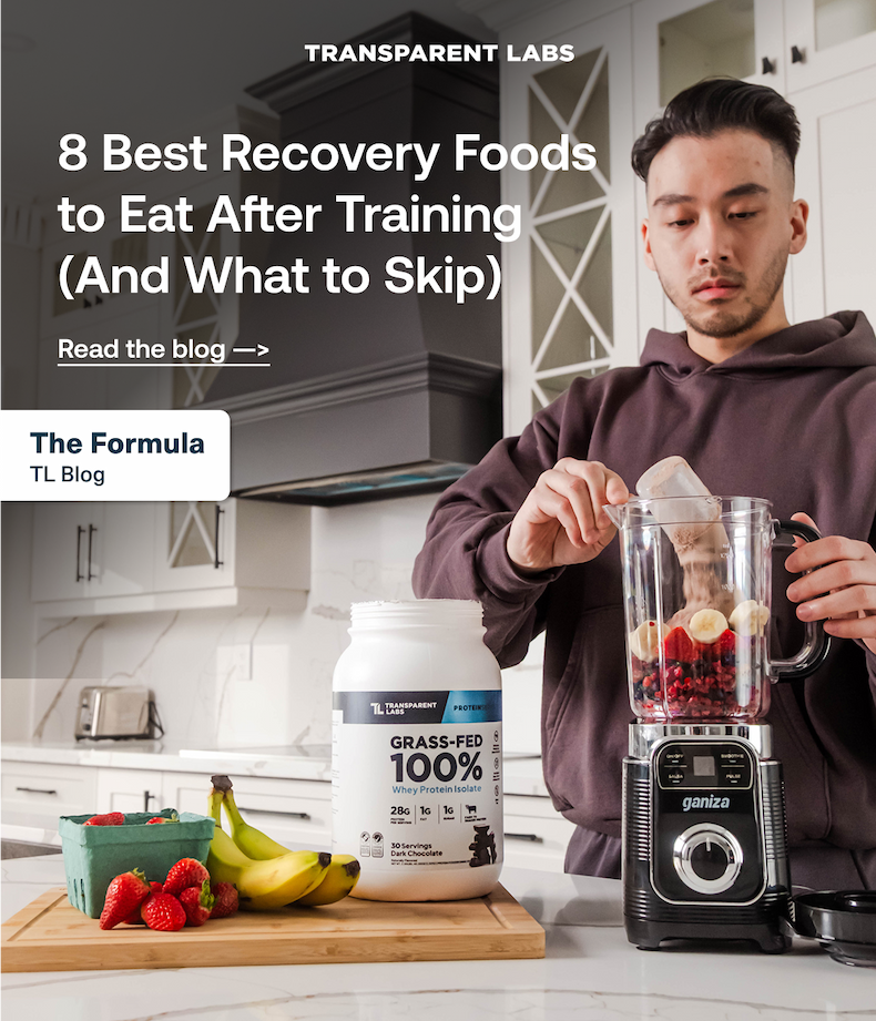 8 recovery foods to eat after training