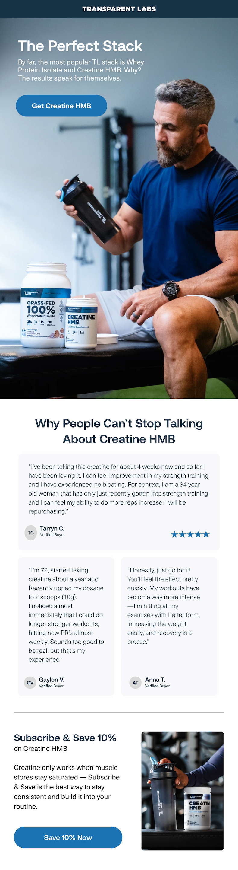 Sharper mind, stronger body with Creatine HMB