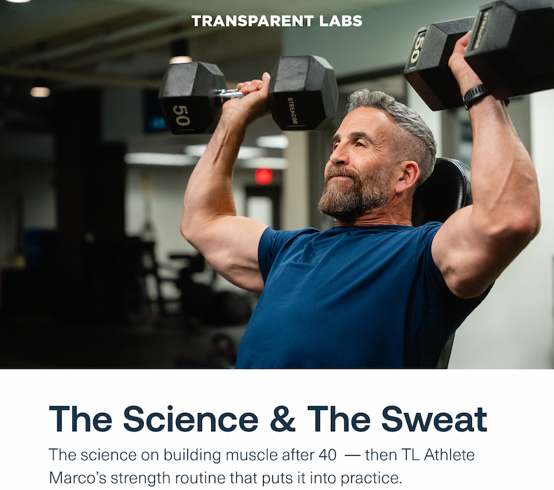 building muscle after 40