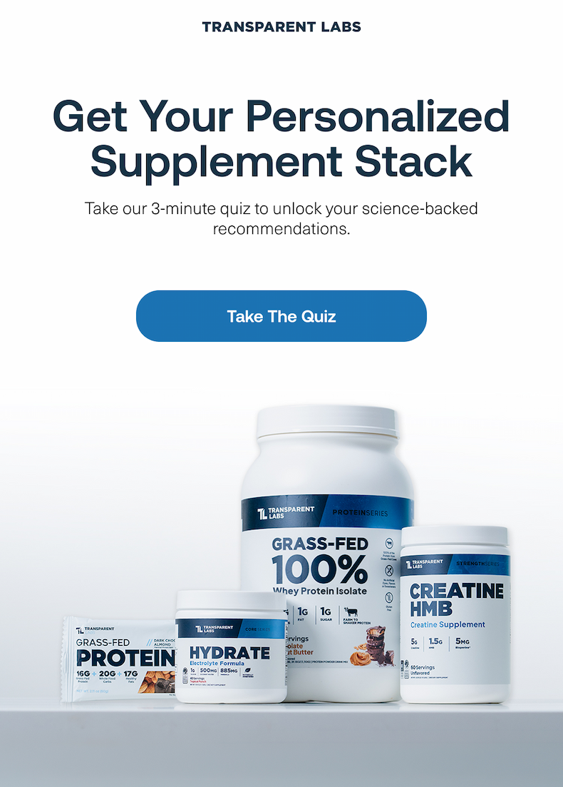 get your personalized supplement stack