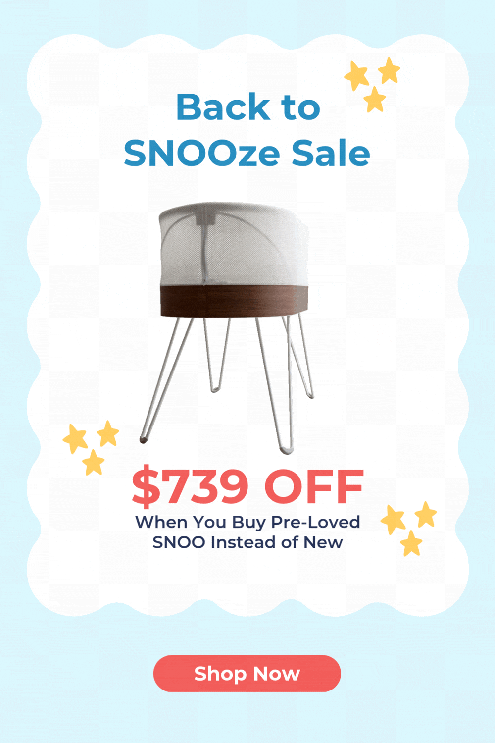 Back to SNOOze Sale. $739 OFF When You Buy Pre-Loved SNOO Instead of New. Shop Now