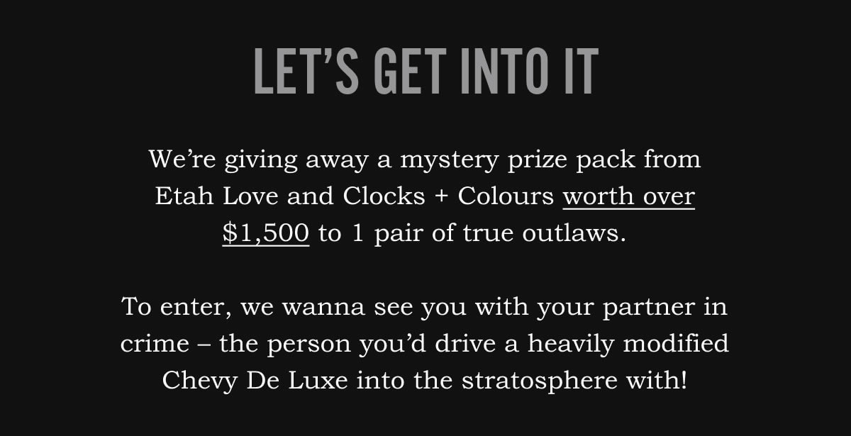 Be our partner in crime 💀 Clocks And Colours