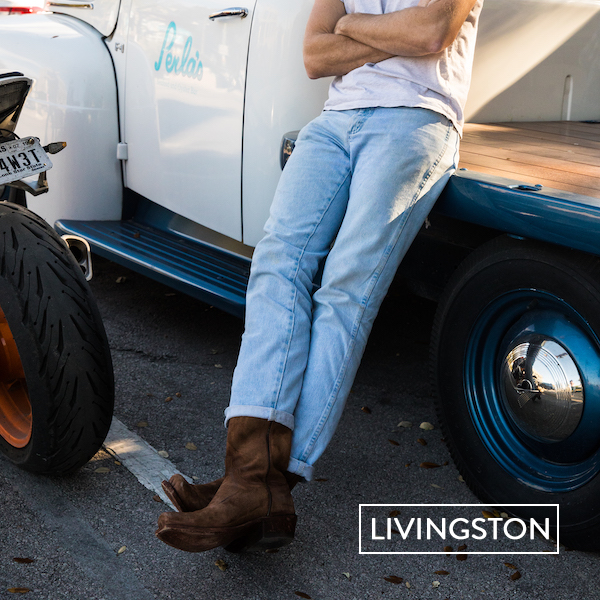Tan Frontier Suede Livingston Western Boot