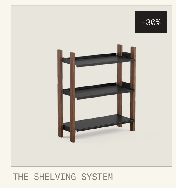 Save 30% on The Shelving System