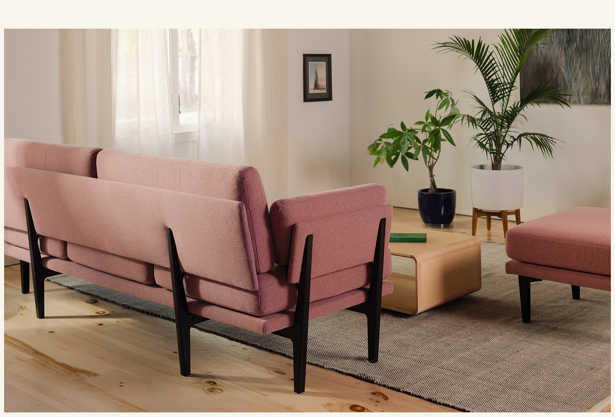 Pictured: The Sofa (2.0) and The Modular Table