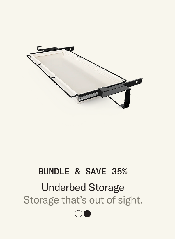 Save 35% when you bundle The Underbed Storage with The Bed Frame (Original)
