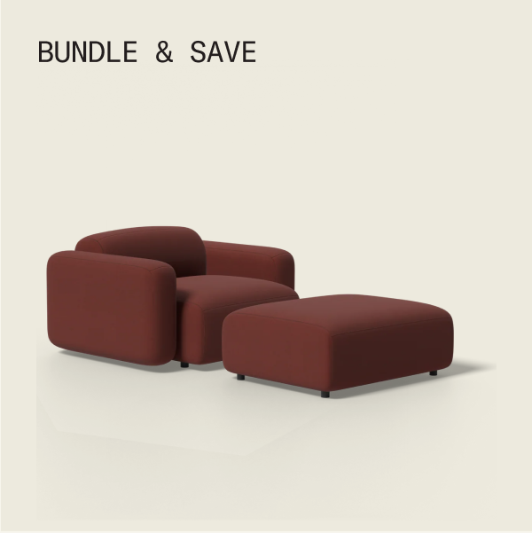 Bundle & Save 35% when you pair The Soft Serve Lounge Chair with a Sofa or Sectional