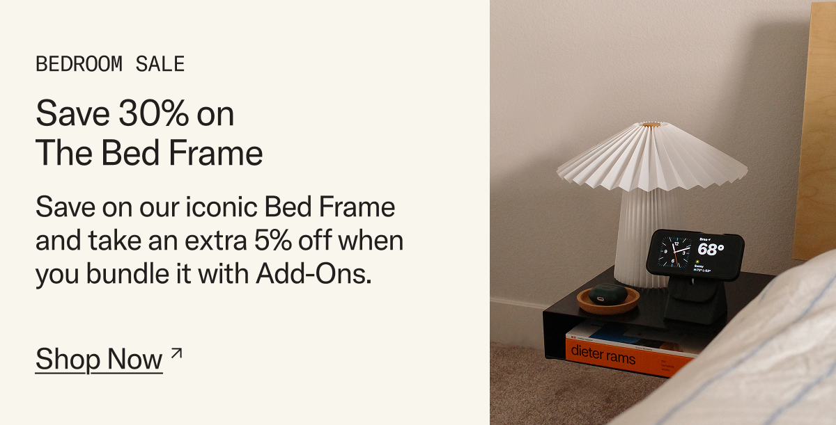 Members save 35% when you bundle The Bed Frame with its range of Add-Ons