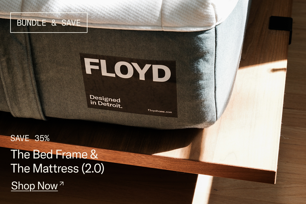 Save 35% when you bundle The Bed Frame and new Mattress (2.0)