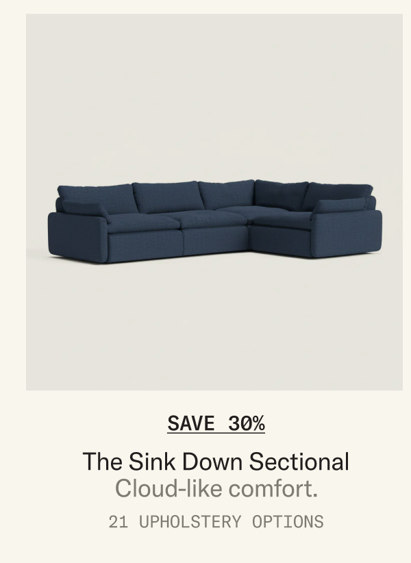Save 30% on Sink Down