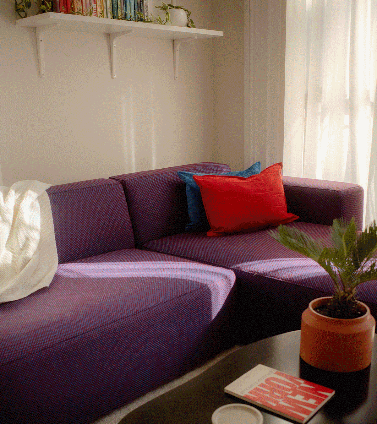 Pictured: The Soft Serve Sectional with Lift Off Coffee Table
