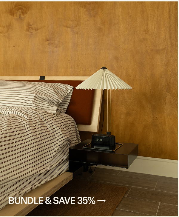 Save 35% on The Bed Frame + Bedside Table Add-On