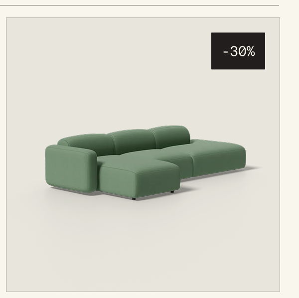 Save 30% on The Soft Serve Sectional & Lounge Chair