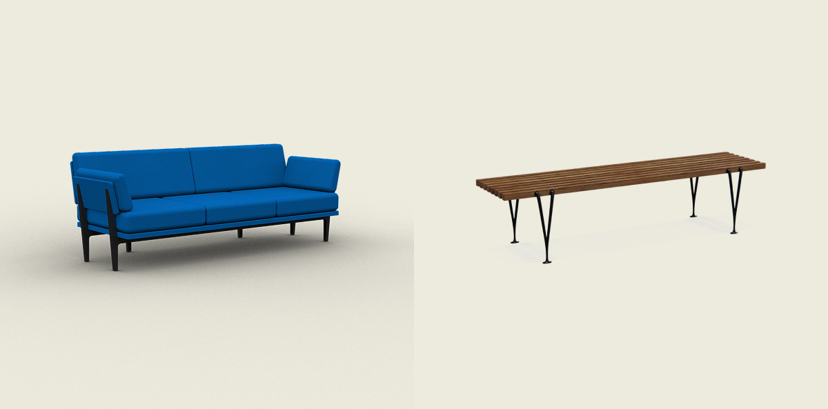 Save 35% when you bundle The Sofa (2.0) with The Acton Slat Bench