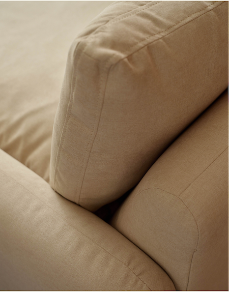 The Sink Down Sectional in Sand