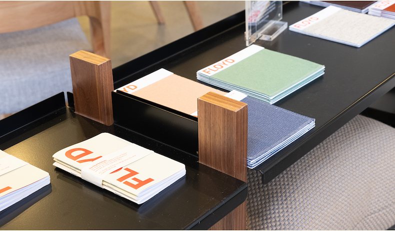See Floyd furniture and swatches in person at GW Home.