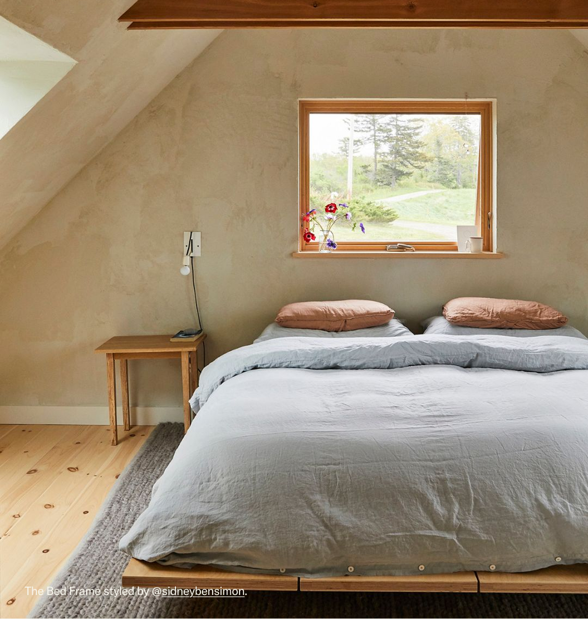 The Bed Frame styled by @homeunionhouse