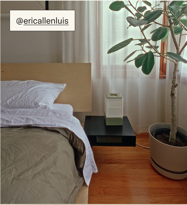 The Bedside Table Add-On styled by Eric Luis