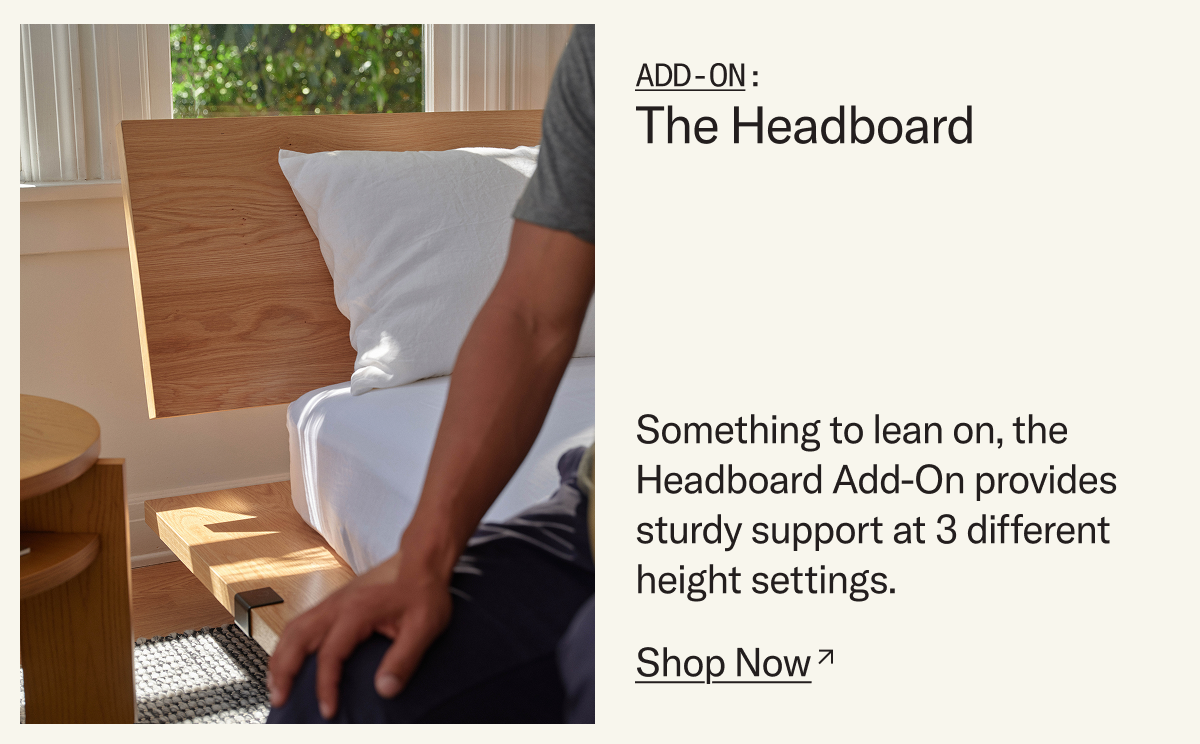 Arrives by 12/24: The Headboard. Provides study support at 3 different height settings.
