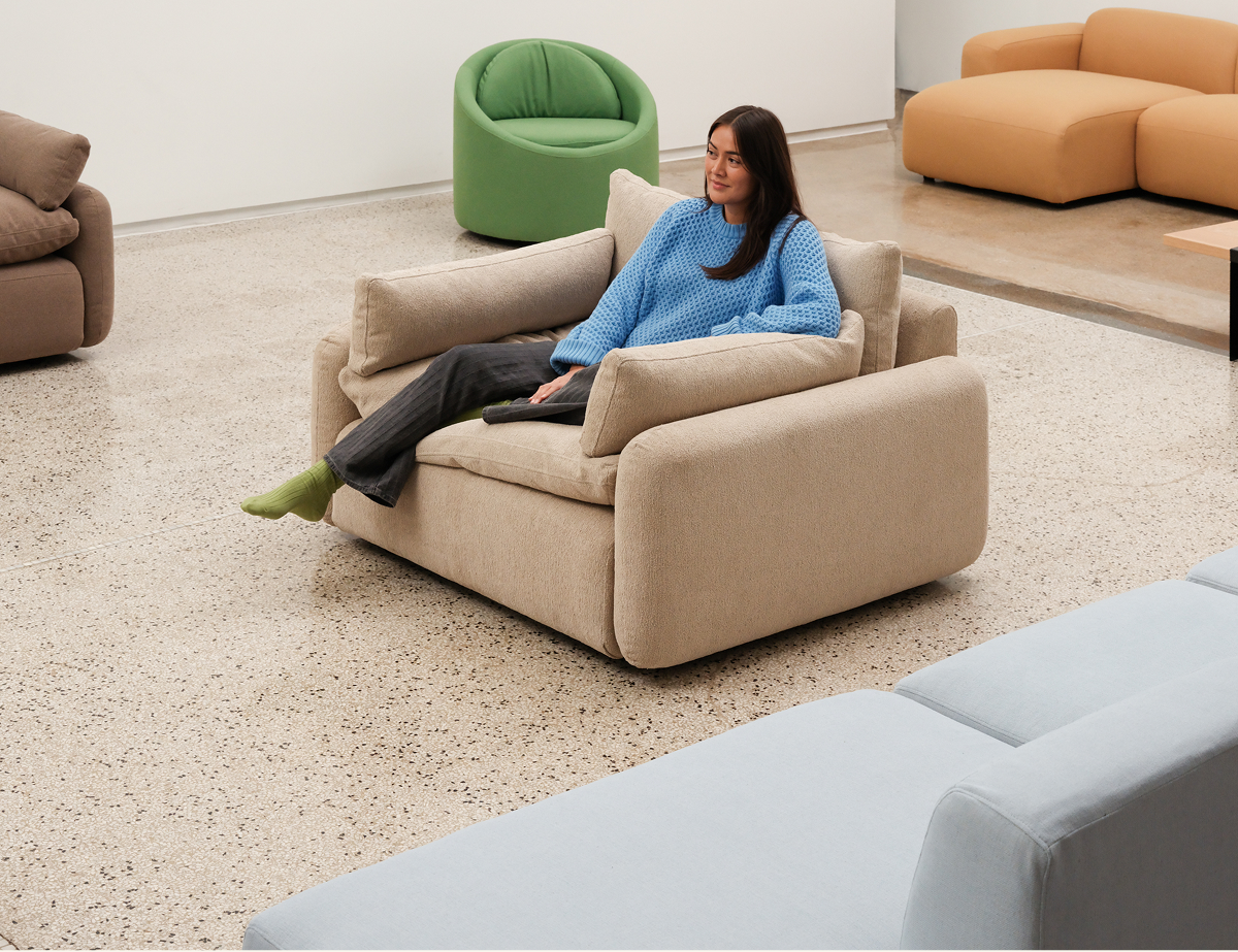 Pictured: The Floyd seating collection