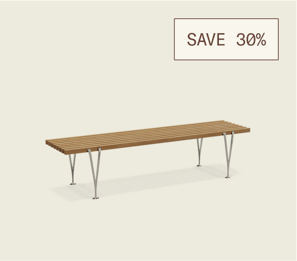 Members save 30% on The Acton Slat Bench