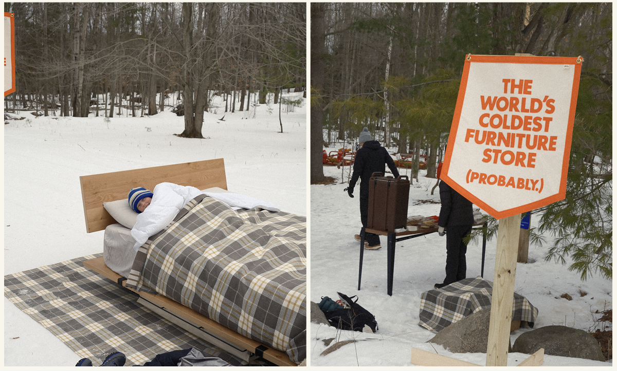 More scenes from The World's Coldest Furniture Store