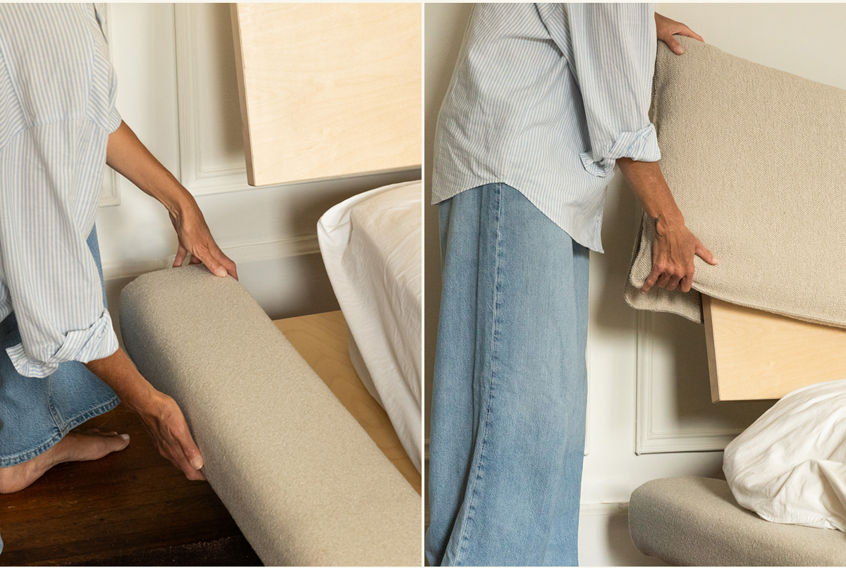 Pictured: The Floyd Bed — Upholstered, Original