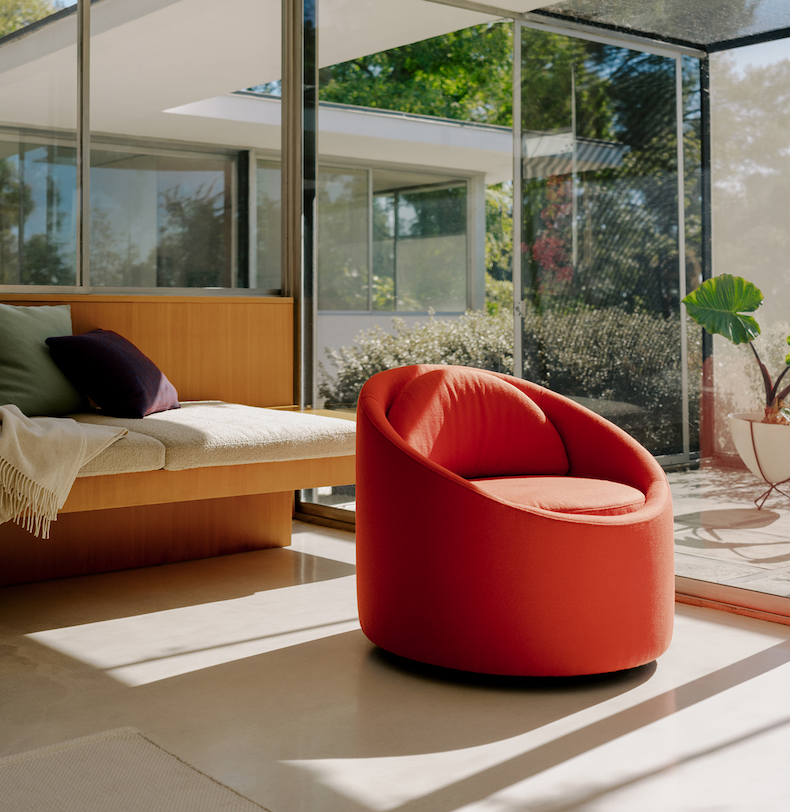 The Gere Easy Chair in Persimmon